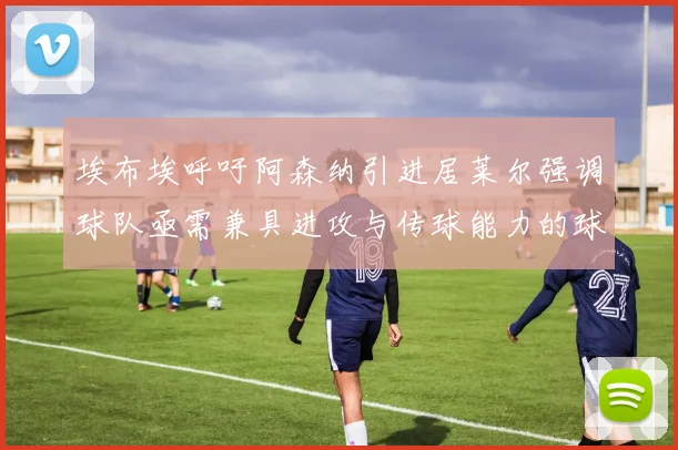 埃布埃呼吁阿森纳引进居莱尔强调球队亟需兼具进攻与传球能力的球员