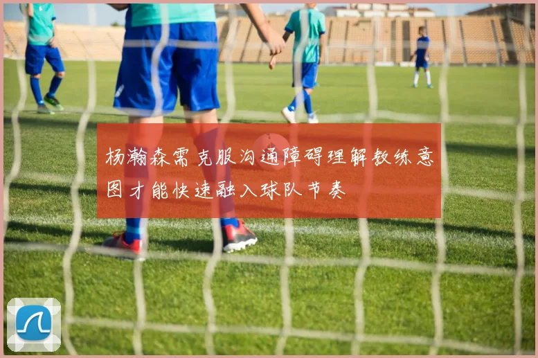 杨瀚森需克服沟通障碍理解教练意图才能快速融入球队节奏